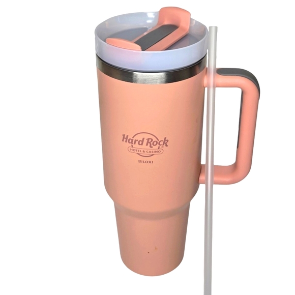 H796 NNT  Peach Hard RockTumbler - Picture 2 of 8